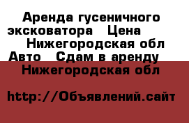 Аренда гусеничного эксковатора › Цена ­ 1 500 - Нижегородская обл. Авто » Сдам в аренду   . Нижегородская обл.